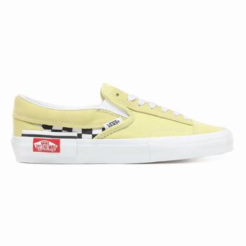 Damske Tenisky Vans Checkerboard Slip-On Cap Biele VA09HZVSX